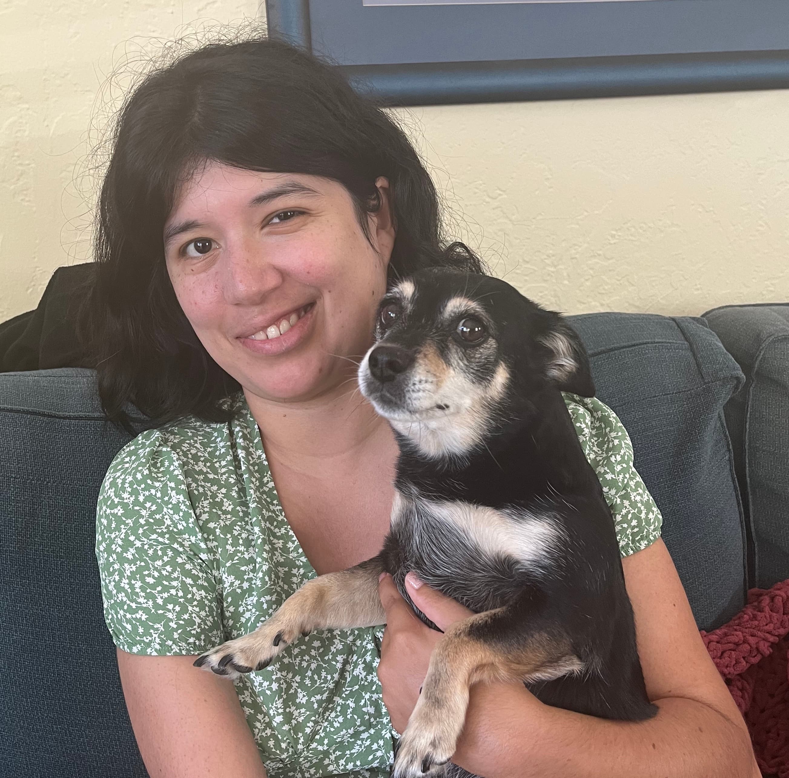 Picture of me and my dog